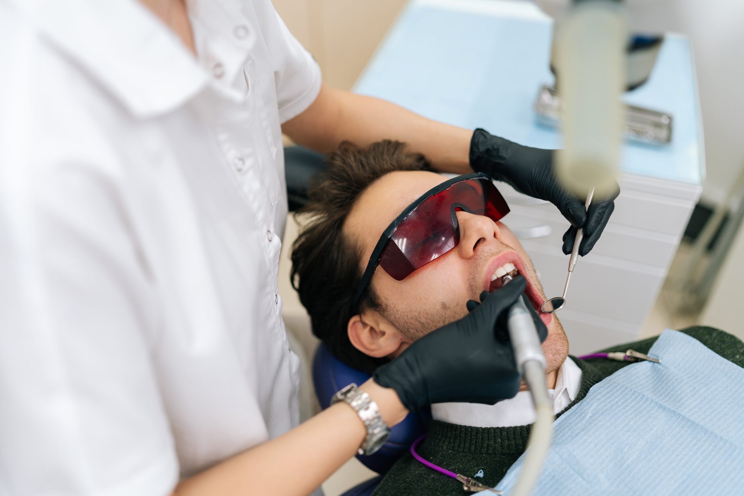 dentist practicing laser dentistry in Alexandria